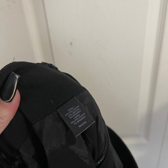 Express Womens Black Buckle Back High Waisted Mini Pencil Career Skirt Size 00 - Picture 7 of 9